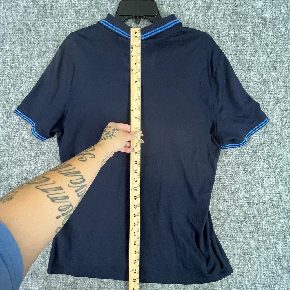 Banana Republic Polo Shirt Mens L Luxury Touch Smart‎ Casual Modern Essential
